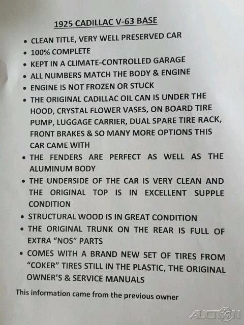 1925 Cadillac Series 63 - photo 7