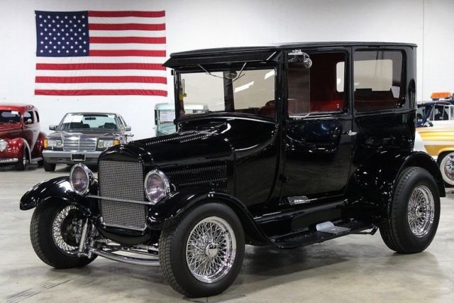 1926 Ford Model T 1217 Miles Black Sedan 400 V8 3 Speed Automatic 1926 Ford Model T --