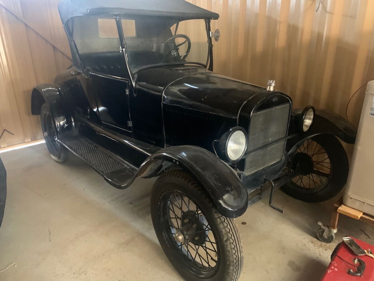 1926 Ford Model T Coupe Black RWD Manual basic 1926 Ford Model T basic