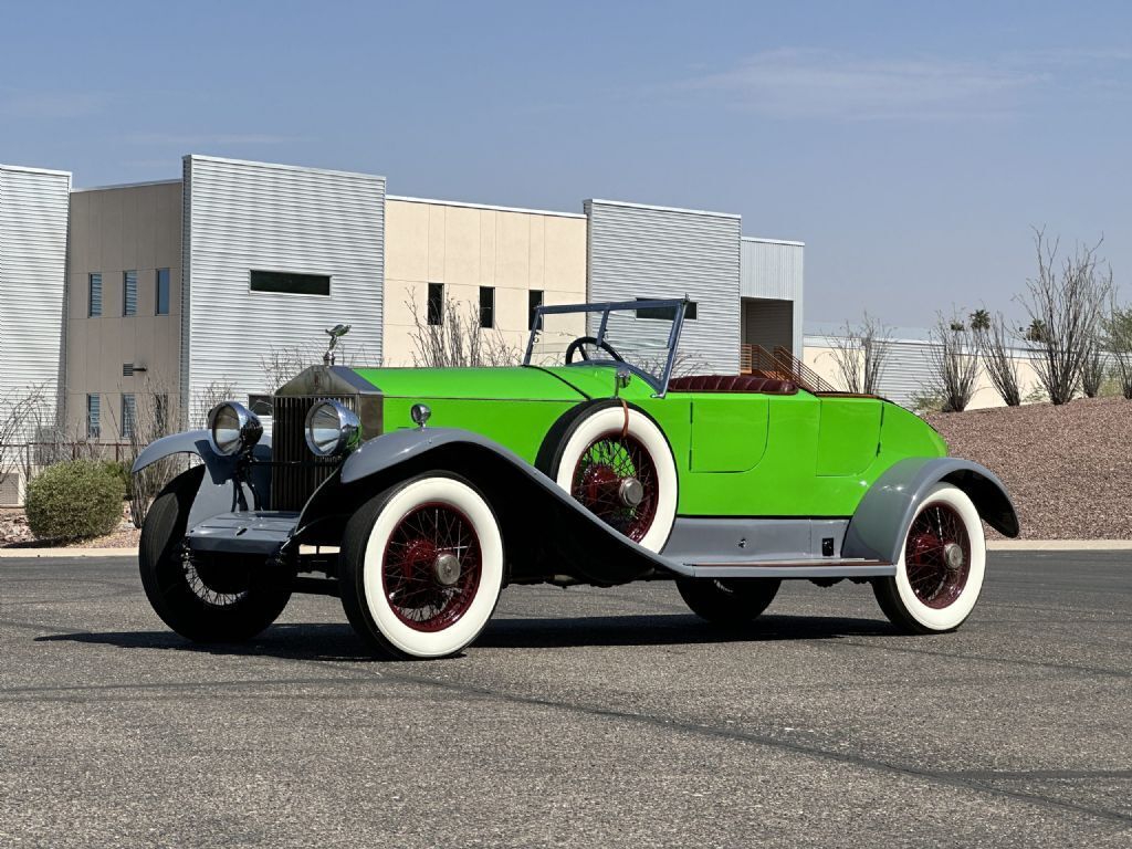 1926 Rolls-Royce Phantom I Boat Tail 3059 Miles Lime Green over Dove Gray Boat- 1926 Rolls-Royce Phantom I Boat Tail