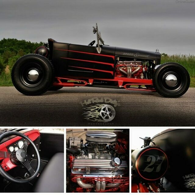 1927 Ford Model A Hot Rod Custom Coupe Sedan Roadster