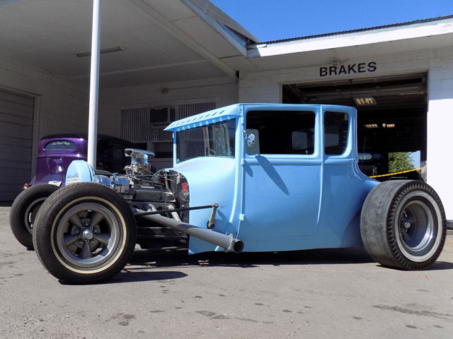 1927 five window coupe, hot rod, chopped, channeled, louvered, slicks, drop axle 1927 Ford Model T