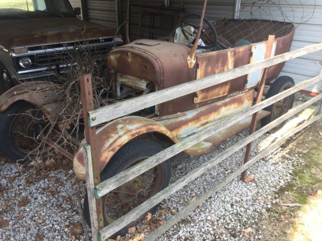 1927 Ford 4 door model T body and running gear rat rod hot rod 1927 Ford Model T