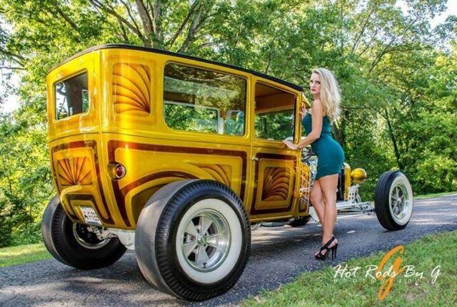 1927 FORD Tall Model T, BDS Blown 383, Videos, 9 inch rear, Leather, model A 1927 Ford Model T Badass!