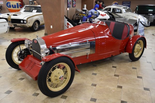 1928 Bugatti T35 Boattail Replica 350CI V8 PRIVATE COLLECTION 0 Red 350CI Autom 1928 Bugatti T35 Boattail Replica 350CI V8 PRIVATE COLLECTION