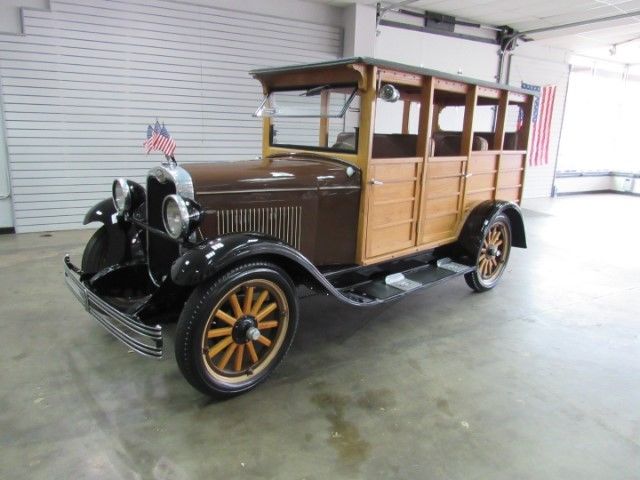 1928 Chevrolet Suburban 250 Miles Brown 4CLY Manual 1928 Chevrolet Suburban --