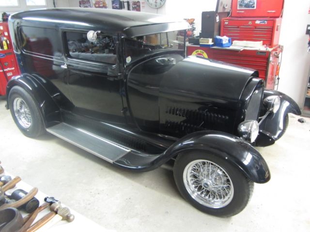 1928 Ford Coupe Hot Rod Street Rod Delivery Van Black & Red 1928 Ford Other