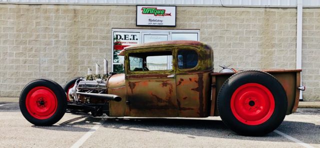 1928 Ford Custom Rat rod, prof. built. street rod, rat rod 1928 Ford Model A