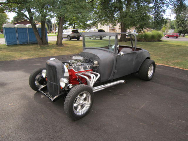 1928 FORD HOT ROD Custom Rat Rod GM chevy short block DART IRON EAGLE HEADS 1928 Ford Model A Roadster Rat Rod Racer Cruiser