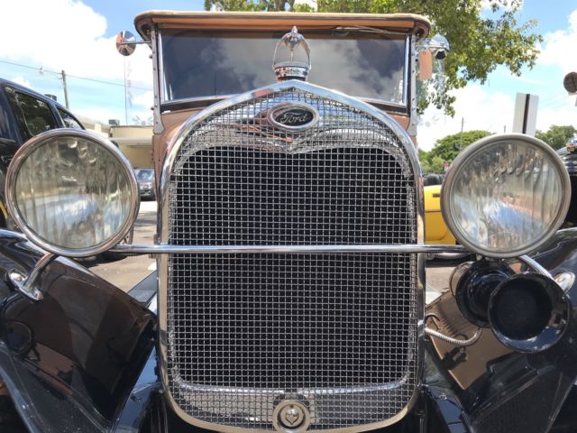 1928 Ford Model A Sport Coupe Roadster Convertible - photo 2