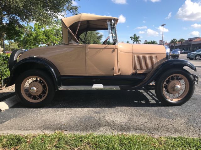 1928 Ford Model A Sport Coupe Roadster Convertible - photo 3