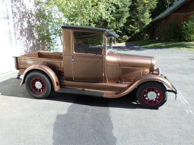 1928 Ford Model A closed cab pickup 1928 Ford Model A