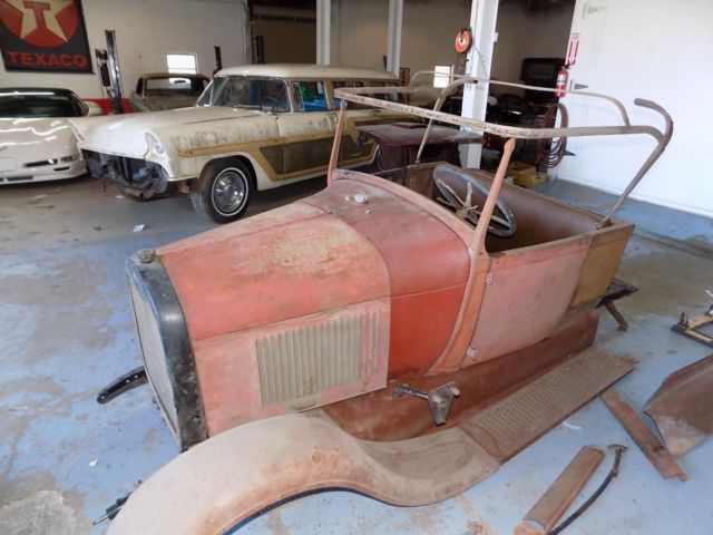 1928 Ford Model A Roadster pickup and extra parts 1928 Ford Model A Roadster