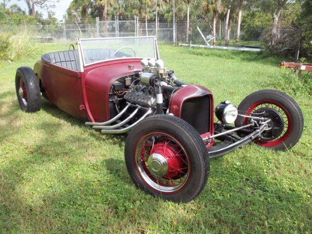 1928 Ford Model A Roadster Traditional Hot Rod - Flathead Custom 1928 Ford Model A Custom