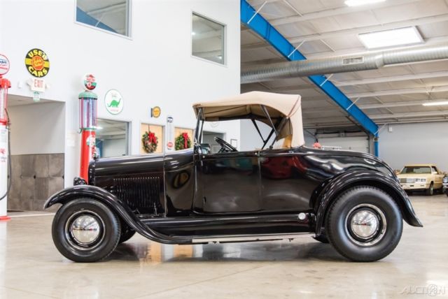 1928 Ford Model A Original Steel Body Roadster 350 V8 Automatic - photo 5