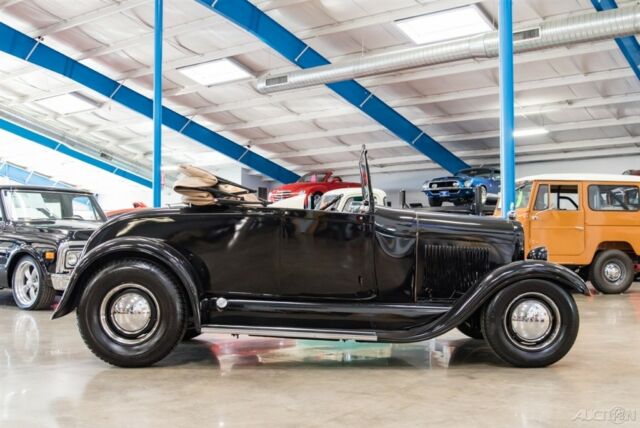 1928 Ford Model A Original Steel Body Roadster 350 V8 Automatic - photo 9