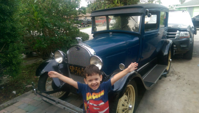 1928 Ford Model A tudor Low Reserve !!! early 28 1928 Ford Model A