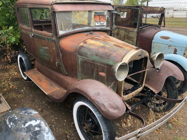 1928 Ford Model A Tudor Sedan Hotrod Streetrod Ratrod Restoration 1928 Ford Model A