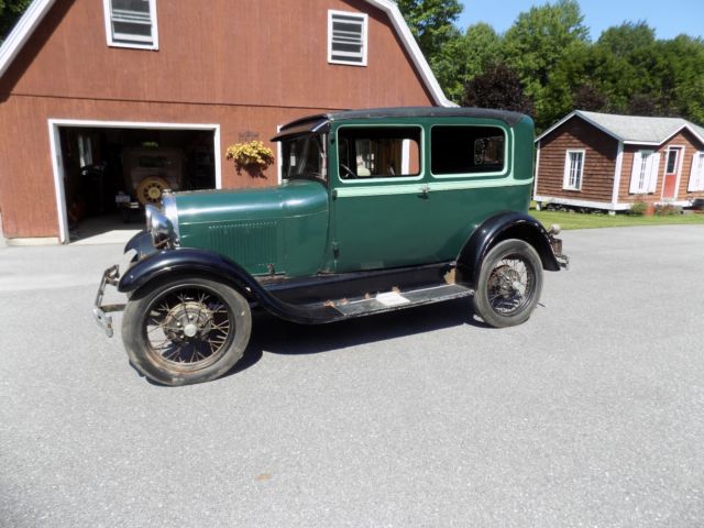 1928 Ford Model A Tudor Sedan, Stored for the Last 30 Years 1928 Ford Model A