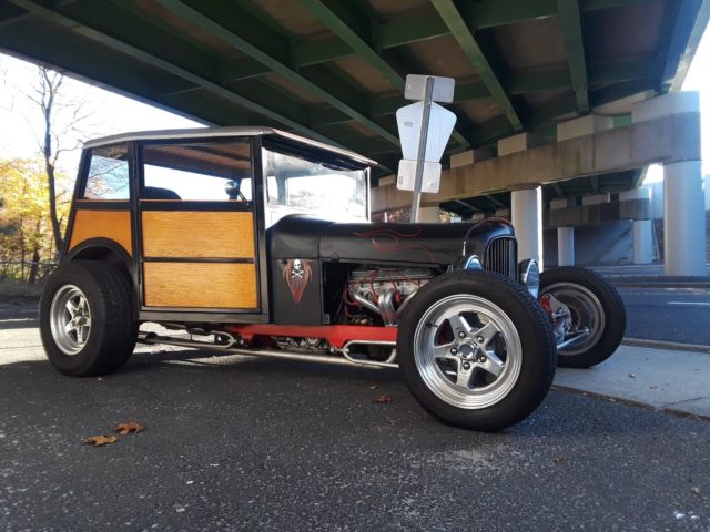 1928 FORD MODEL A WOODIE HOT ROT ZZ4 MOTOR WITH OVERDRIVE TRAINING 1928 Ford Model A WOODY