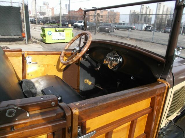 1928 Ford Model A WOODIE ROADSTER CONVERTIBLE - photo 8