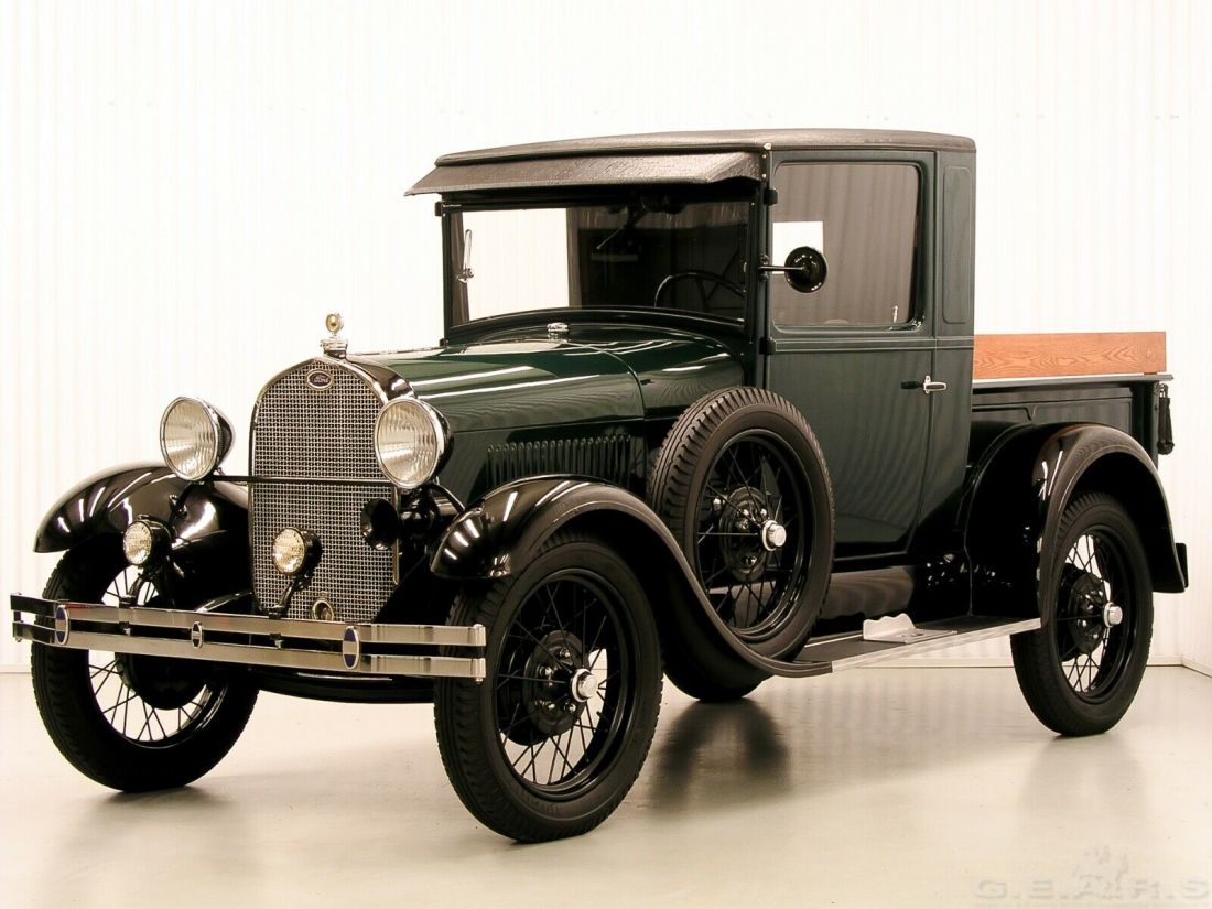 1928 MODEL A CLOSED CAB PICKUP TRUCK RARE BREATHTAKING COLLECTOR / MUSEUM 1928 Ford Model A