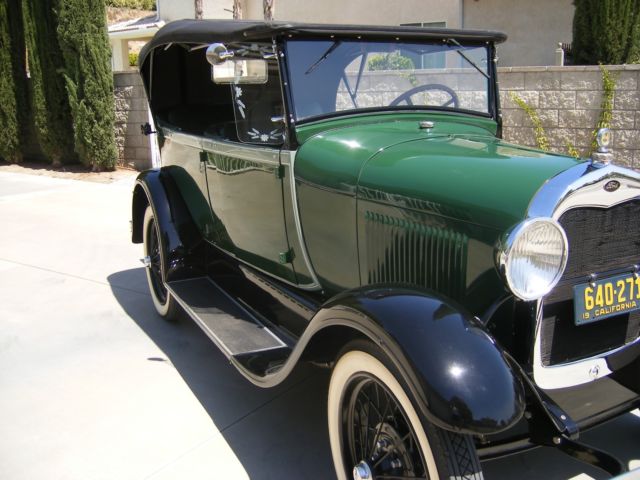 1928 Ford Model A Green - photo 2