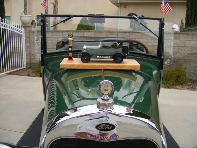 1928 Ford Model A Green - photo 6