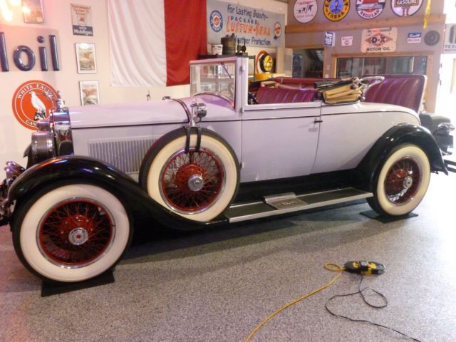 1928 Packard 5-26 Convertible Coupe with rumble seat 1928 Packard Single Six