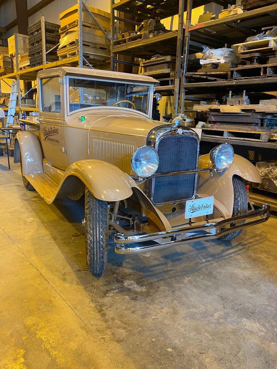 1928 Studebaker Dictator Pickup Brown RWD Manual Custom 1928 Studebaker Dictator Custom
