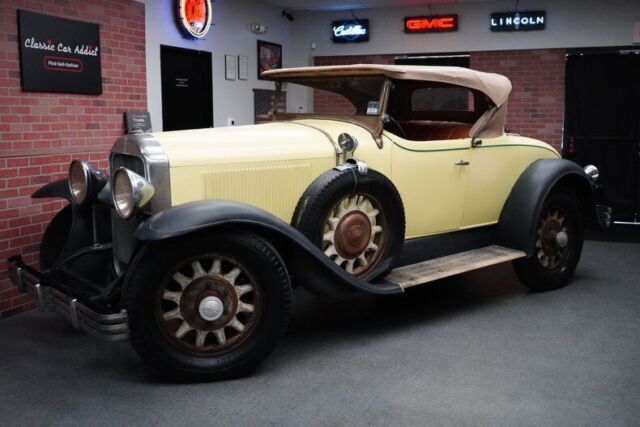 1929 Buick Model 44 Roadster 90266 Miles Yellow 3 Speed Manual 1929 Buick Model 44 Roadster