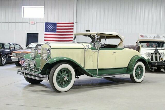 1929 Chrysler Model 75 1 Light Yellow Roadster 249 Cubic Inch 6-Cylinder 3-Spee 1929 Chrysler Model 75 --