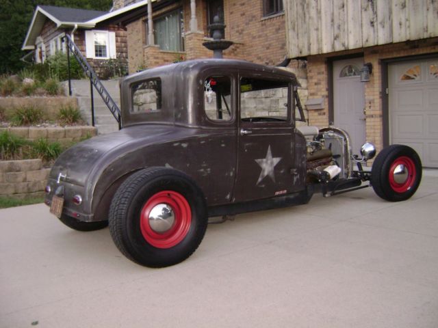 1929 ford 5 window all steel hotrod / ratrod 1929 Ford Model A 5 window Coupe