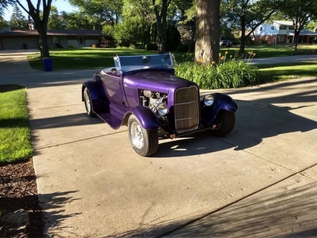 1929 Ford Hot Rod / Street Rod, Purple with 22,000 Miles available now! 1929 Ford Hot Rod / Street Rod - RUMBLE SEAT - TILT - AC