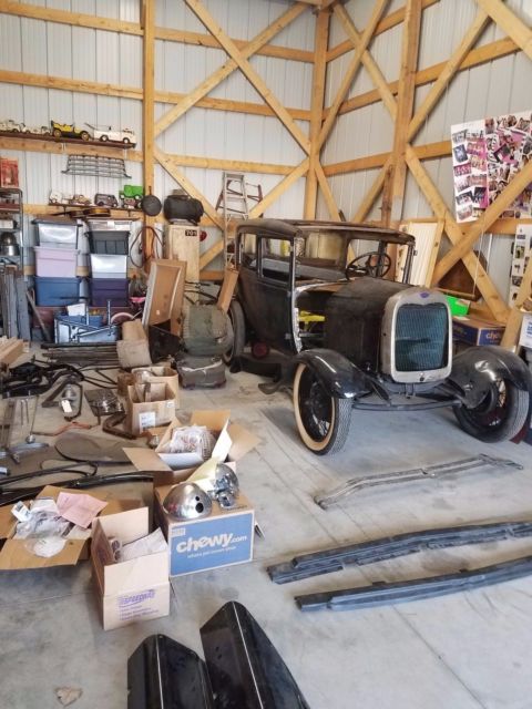 1929 Ford Model A 2 door Sedan + Many New Parts, Rebuilt Engine Runs and Drives 1929 Ford Model A