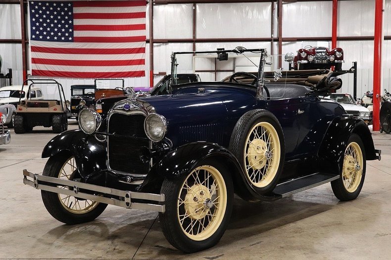 1929 Ford Model A 409 Miles Blue Coupe 4 Cyl Manual 1929 Ford Model A --