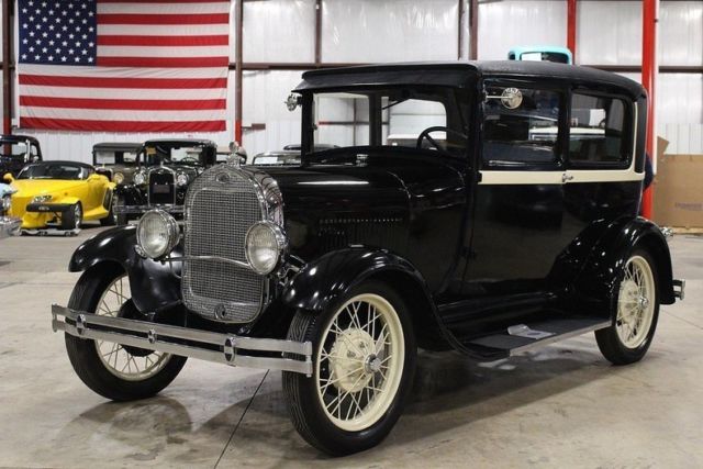 1929 Ford Model A 4842 Miles Black Coupe Inline 4 3 Speed Manual 1929 Ford Model A --