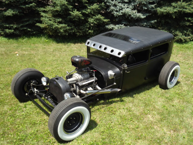1929 FORD MODEL A BLOWN -OLD SCHOOL HOT ROD - RAT ROD - NICE !!!! 1929 Ford Model A