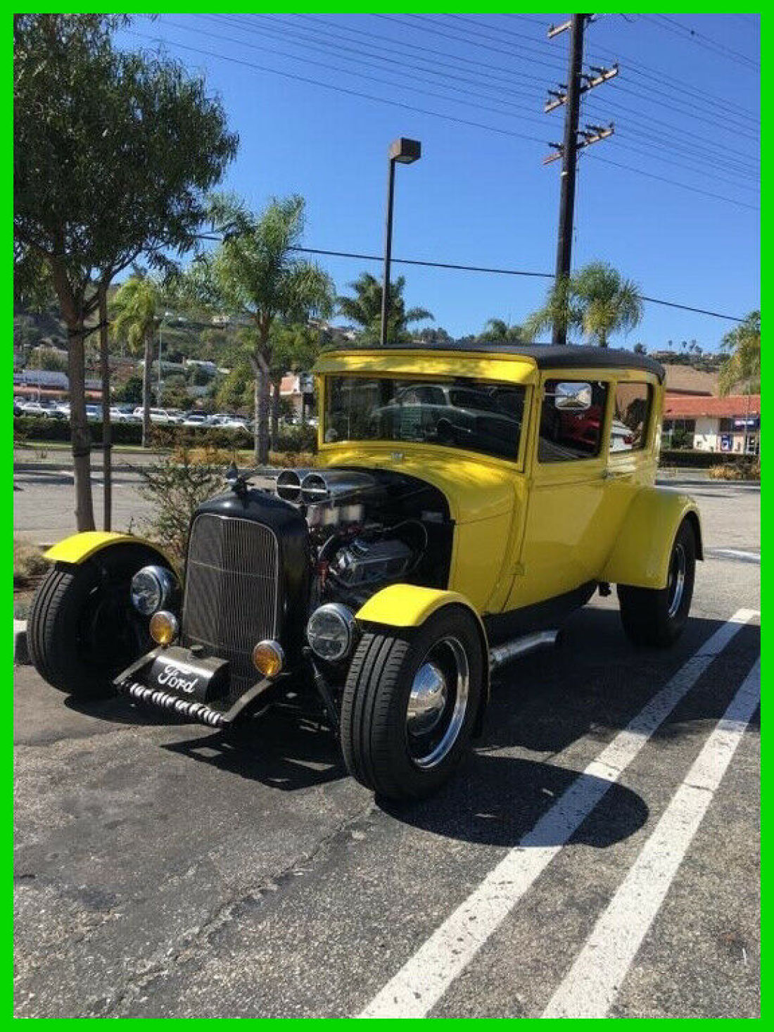 1929 Ford Model A Classic 347 V8 3 Speed Automatic Aluminum Heads 1929 Ford Model A