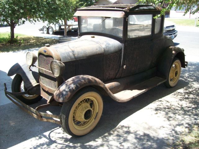 1929 Ford Model A Coupe Henry Ford Banger TROG Hot Rod Rat Rod Street Rod 1929 Ford Model A