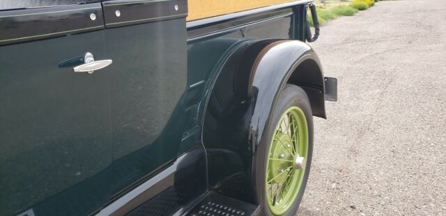 1929 Ford Model A 6 Wheel Roadster Restored - photo 9