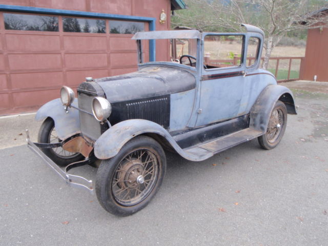 1929 Ford Model A Leatherback Coupe NO RESERVE! 1929 Ford Model A Leather Back Coupe NO RESERVE!