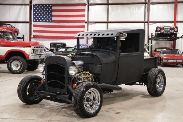 1929 Ford Model A Pickup 1 Matte Black Pickup Truck 289ci V8 Automatic 1929 Ford Model A --