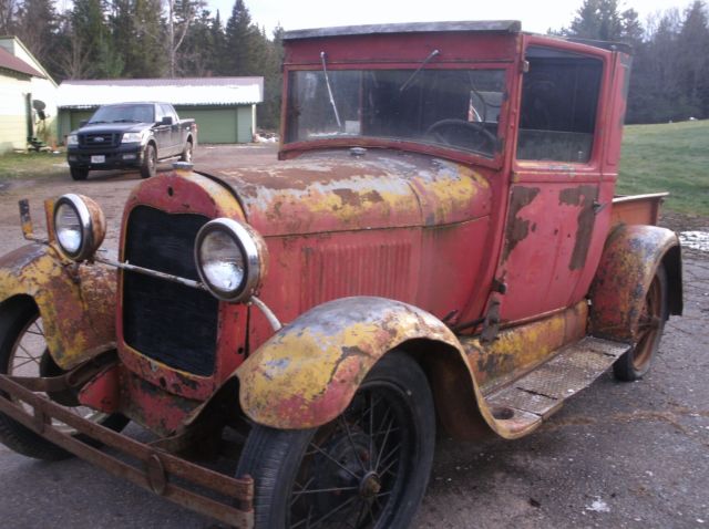 1929 ford Model A Pickup Truck Barn Find Hot Rat Rod Project Titled as 1930 1929 Ford Model A Pickup