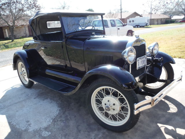 1929 FORD MODEL A ROADSTER CONVERTIBLE SHOWS GREAT 1929 Ford Model A