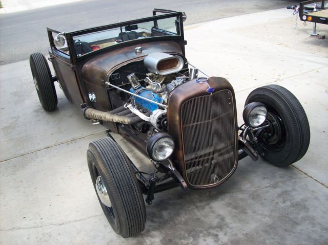 1929 Ford Model A Roadster Hot Rod Coupster Rat Rod Street Rod TROG V8 All Ford 1929 Ford Model A