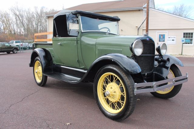 1929 FORD MODEL A ROADSTER PICK UP TRUCK IN BEAUTIFULLY RESTORED CONDITION 1929 Ford Model A Roadster
