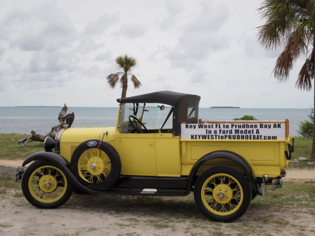 1929 Ford Model A Roadster Pickup #3 restoration RECORD Breaker Famous roadtrip 1929 Ford Model A Roadster Pickup