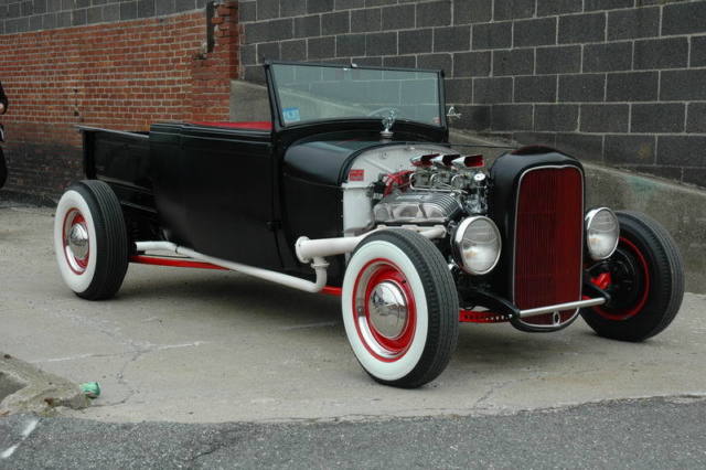 1929 Ford Model A Roadster Pickup Hot Rod RPU 1932 grille headlights Hopup Rat 1929 Ford Model A