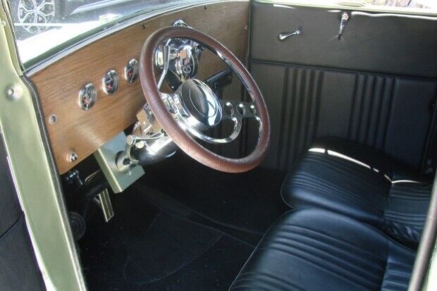 1929 Ford Model A Metallic Green with Black & Gray Beltline Stripes - photo 11